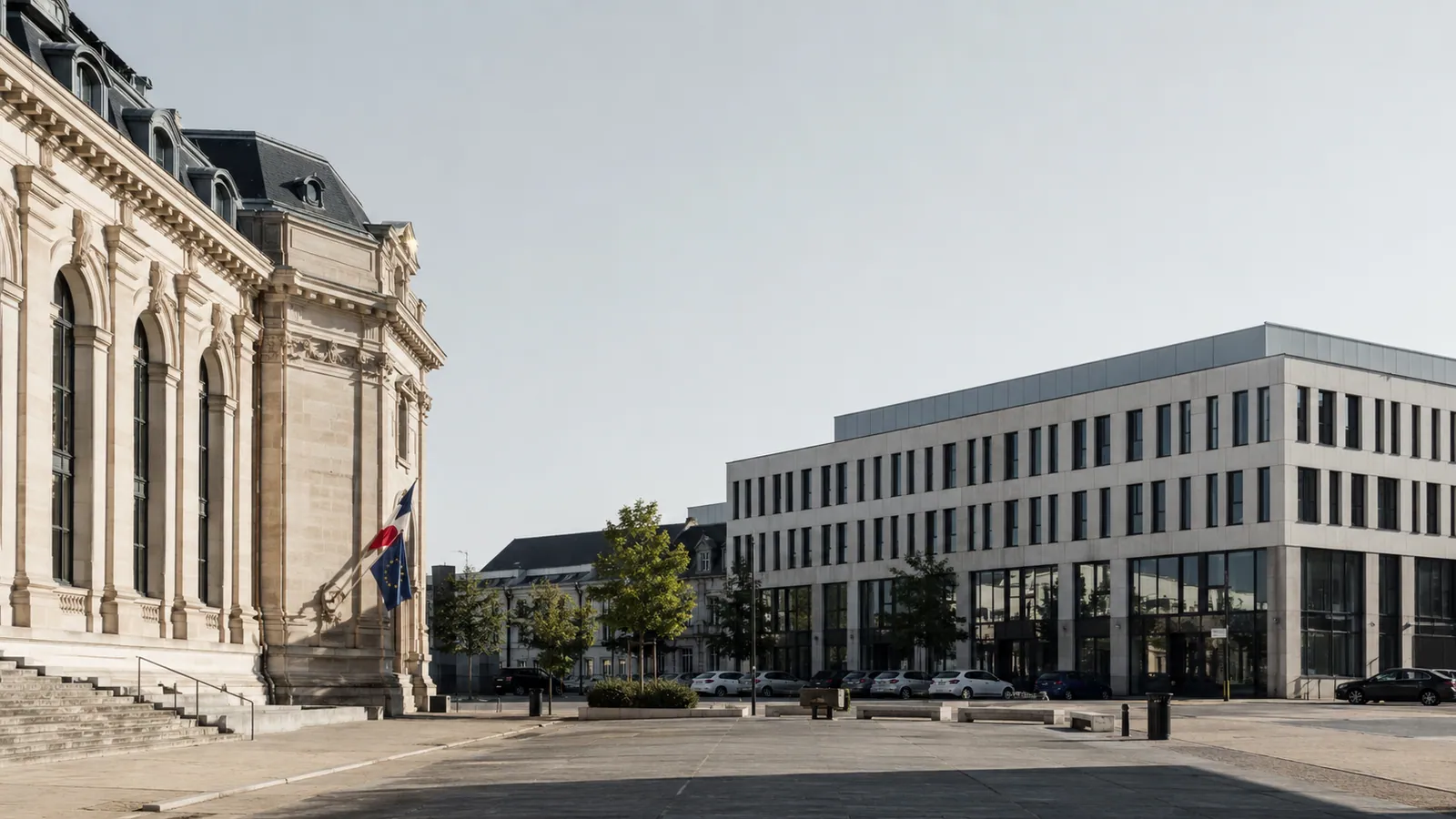 Quartier économique d’une ville française